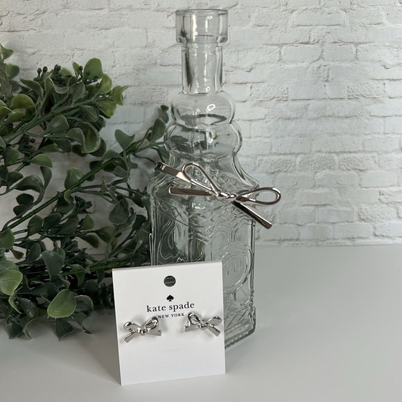 Kate Spade Skinny Mini Bow Bangle and Skinny Mini Bow Studs (SET) NWT - Picture 6 of 17